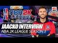 Jaacko talks free agency and Season 3 of the NBA2K League | ESPN Esports