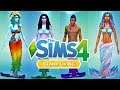 MERMAIDS!!!!!!!!! The Sims 4 Island Living - CAS Create a Sim Hair and Clothing Review