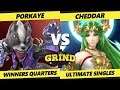 The Grind 113 Winners Quarters - Porkaye (Wolf) Vs. Cheddar (Palutena) Smash Ultimate - SSBU