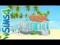 Tropical Bungalow - Base Game Tiny House Speed Build // The Sims 4