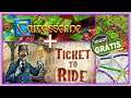 Ticket to Ride + Carcassonne - ( 02 Jogos FREE para você )