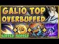 WTF! WHY WOULD RIOT BUFF GALIO'S DMG THIS MUCH?? GALIO SEASON 9 TOP GAMEPLAY! - League of Legends