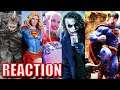 XM Rhino, Supergirl, JND Harley, P1 Joker & Superman vs Doomsday Reaction