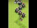 Barbarian king VS All Level Archer Tower - Clash of clans