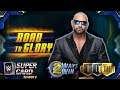 BATISTA'S ROAD TO GLORY!! FORTIFYING CHRISTMAS EVE CARD!! | WWE SuperCard LIVE