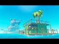 Building MASSIVE Floating Fortress & Secret Islands | Raft Multiplayer Gameplay