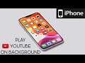 How to Play Youtube Videos in Background on iPhone #shorts