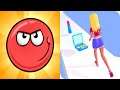 Makeover Run VS Red Ball 4 NEW MAX LEVEL Android iOS Mobile Gameplay