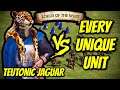 TEUTONIC JAGUAR vs EVERY UNIQUE UNIT | AoE II: Definitive Edition