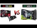 RX 590 vs GTX 1650 Super - i5 9400F - Gaming Comparisons