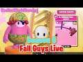 Completing Glizzy Hot Dog Challenges | Playing Fall Guys Customs | SWG Fall Guys Live Stream