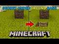 How To Make Easy Minecraft Secret Underground Base #Shorts