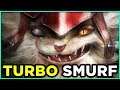 LoL: KLED İLE HARD SMURF + TURBO FEED BİR ARADA!! League of Legends Oynanış
