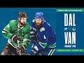NHL 20 PS4. 2019-2020 REGULAR SEASON 11.14.2019: Dallas STARS VS Vancouver CANUCKS !