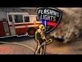 Vida de Bombeiro, combatemos um incêndio! Flashing Lights