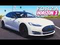 Racen met een TESLA in Forza Horizon 3 (Nederlands)