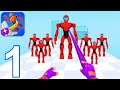 ROPY HERO 3D - Walkthrough Gameplay Part 1 - INTRO (iOS Android)
