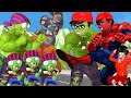 Scary Teacher 3D NickHulk rescue Miss T Escape Zombie vs Siren head Mods Hulk - Funny Game Animation