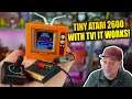 The Worlds Smallest Working Atari 2600 & TV!