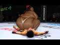 UFC4 | Bruce Lee vs. Queen Yokozuna (EA sports UFC 4)