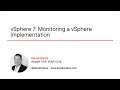 vSphere 7 Skills: Monitoring a vSphere Implementation Course Preview