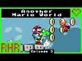 🍄③【"Jumper Cables" - Another Mario World】〖Squiggy's ROM Hack Romp〗(Play My SMW ROM Hack Commentary)
