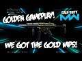 GOLDEN GAME PLAY! UNLOCKED THE GOLD CAMO FOR THE MP5 MODERN WARFARE