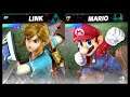 Super Smash Bros Ultimate Amiibo Fights – Link vs the World #1 Link vs Mario