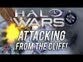 Attacking From the Cliff | Halo Wars Multiplayer