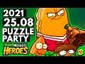 Fiesta de Puzzles 25- 08 - 21 | PvZ Heroes