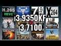 Intel i3 9350KF vs i3 7100 Benchmarks | Test Review | Comparison | Gaming | 13 Tests
