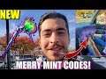 NEW FORTNITE MERRY MINT PICKAXE! (FREE CODES)
