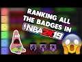 RANKING ALL BADGES IN NBA 2K19 BY TIER! WHAT'S THE BEST BADGE IN THE GAME?