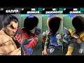 Super Smash Bros Ultimate Amiibo Request - Kazuya VS Mii Brawler VS Mii SwordFighter VS Mii Gunner