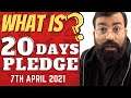 What is 20 days pledge (FREE) I How to follow it & Prepare for boards 2021 I Commercebaba