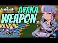 C0-C6 Ayaka All Swords RANKED | Genshin Impact 2.0
