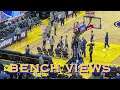 📺 Chase Center MVP chants for Stephen Curry; Klay on the bench; Wiggins lonely; Smiley leg band
