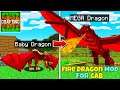 Fire Dragon Mod For Crafting And Building | Minecraft Java Mods In Crafting And Building