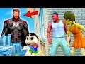 Franklin and Shinchan & Pinchan play HIDE AND KILL with Squid Game Doll In GTA 5