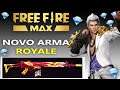 FREE FIRE MAX AO VIVO - NOVO ARM ROYLE