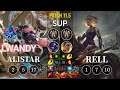 LNG lwandy Alistar vs Rell Sup - KR Patch 11.5