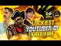 LUCKIEST YOUTUBERS OF GARENA FREE FIRE😱🔥 YOU DON'T KNOW ABOUT 🤯