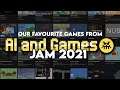 Our Favourite Games from AI and Games Jam 2021
