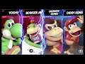 Super Smash Bros Ultimate Amiibo Fights  – Request #18430 Yoshi & Bowser Jr vs Kongs
