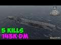 World of WarShips | Erich Loewenhardt | 5 KILLS | 143K Damage - Replay Gameplay 4K 60 fps