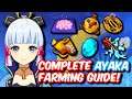 Complete Kamisato Ayaka Ascension Material and Talent Farming Guide | Genshin Impact 2.0