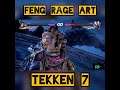 Feng Rage Art Tekken 7 #tekken7 #shorts