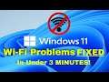 How to Fix Wifi Connection on Laptop Windows 11 -  Solve WiFi Problems [Tutorial]