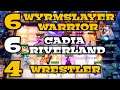 NEW META 664 SYNERGY - 6 Wyrmslayer Warrior, 6 Cadia Riverland, 4 Wrestler | Mobile Legends