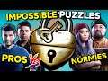 Pro Locksmiths Try To Solve IMPOSSIBLE Puzzle Locks | Pros Vs. Normies